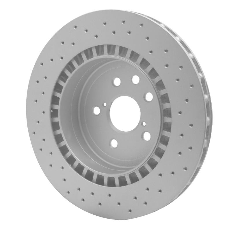 Lexus IS F Brake Rotor (1) - Rear - R1 Concepts - GeoSPEC Coated Rotor - Drilled - `08-`14